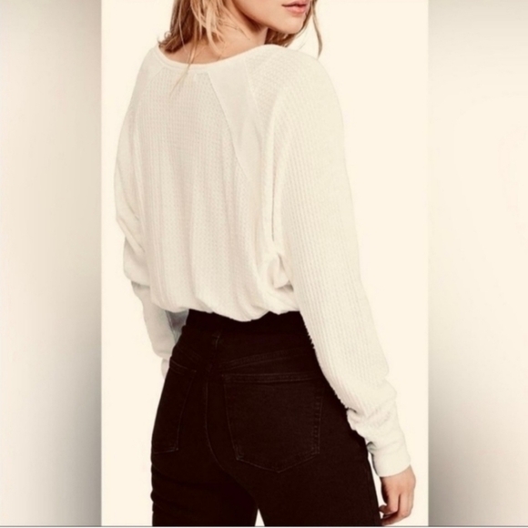 Free People Santa Clara Thermal in Alabaster Size Medium NWT - Picture 3 of 13